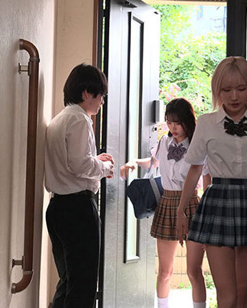 陰キャからの脱却！ギャルとのハーレム体験と奇跡の中出しセックス 新井リマ 春陽モカ【jufe00583】